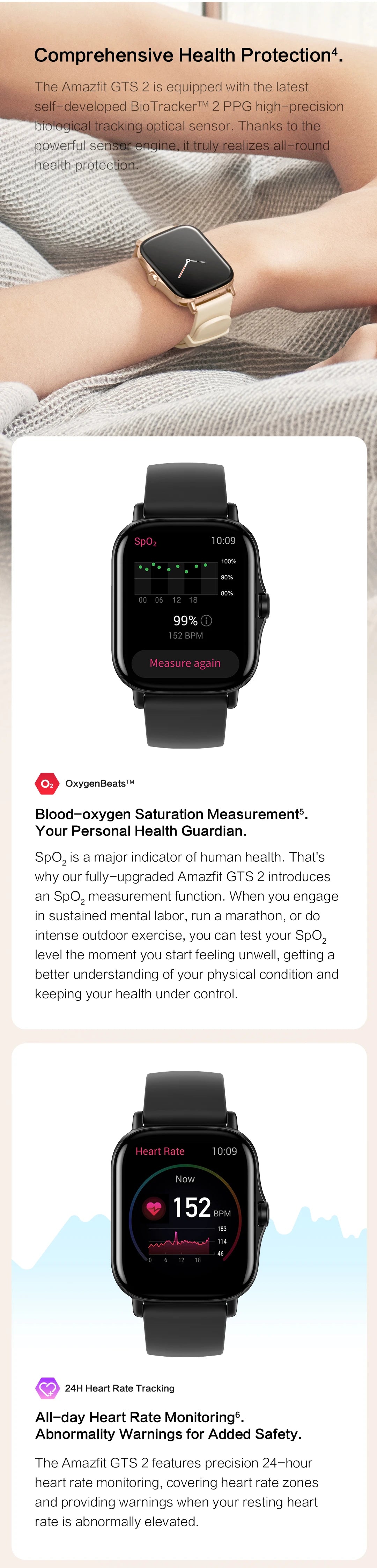 Amazfit GTS 2 Smartwatch