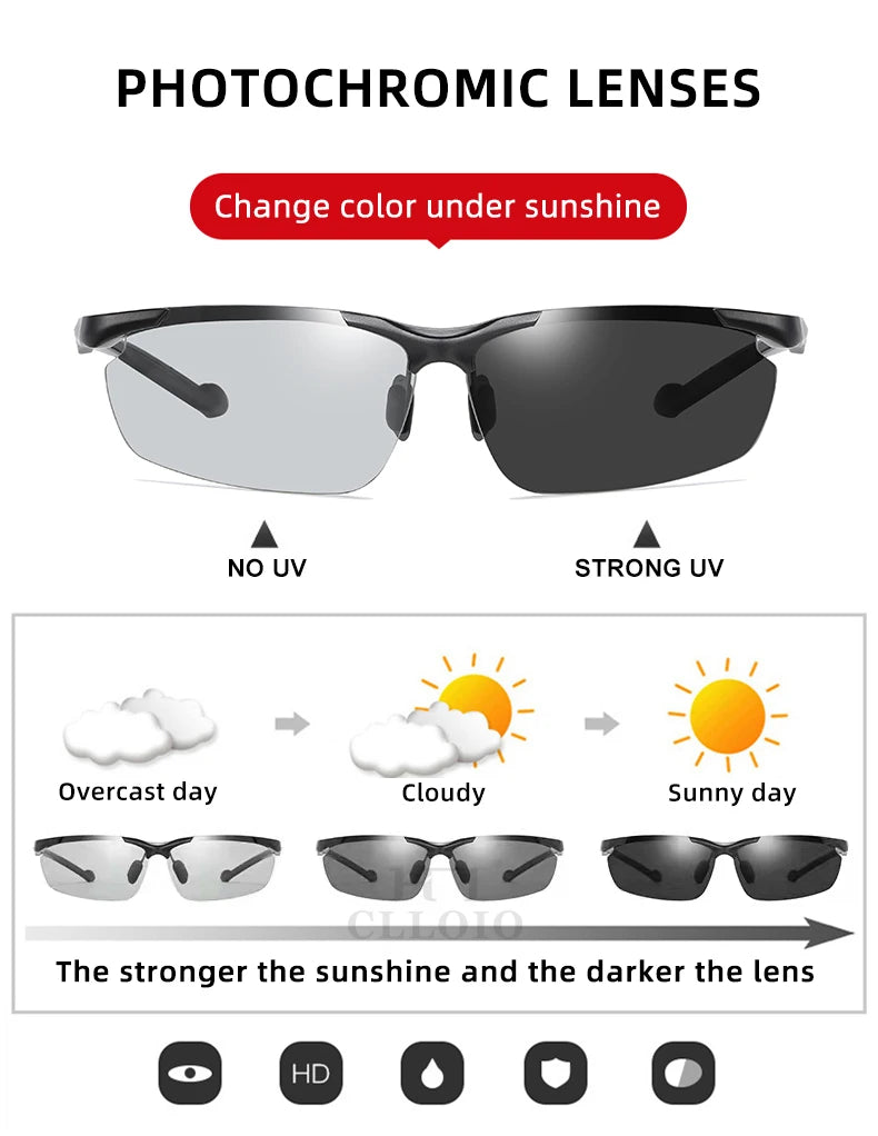 CLLOIO Aluminum Polarized Sunglasses