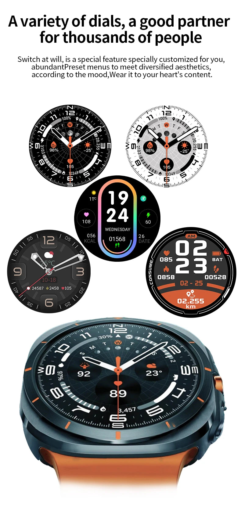 LAXASFIT Watch GT7 Ultra Smartwatch