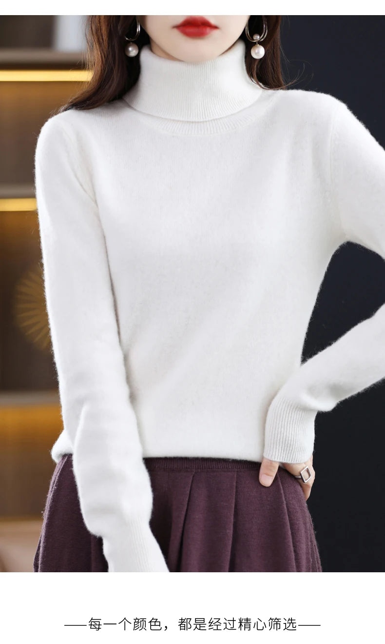 Merino Wool Cashmere Sweater / Jumper