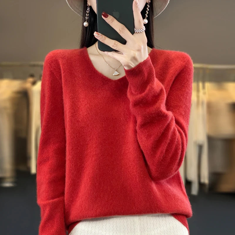 100% pure wool cashmere sweater