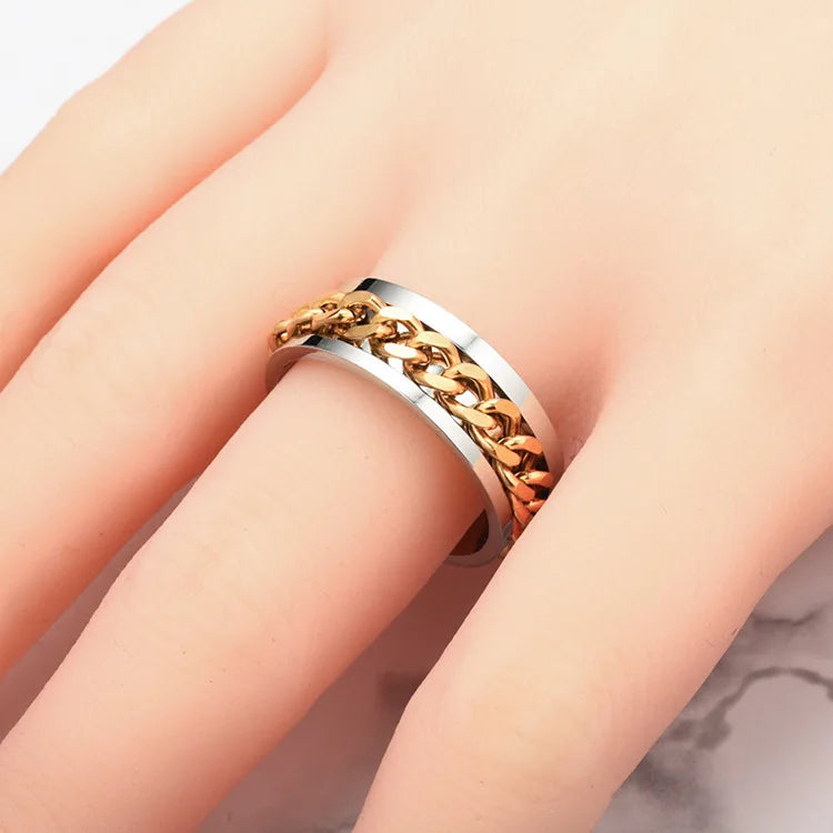 Titanium Steel Rotatable Chain Rings
