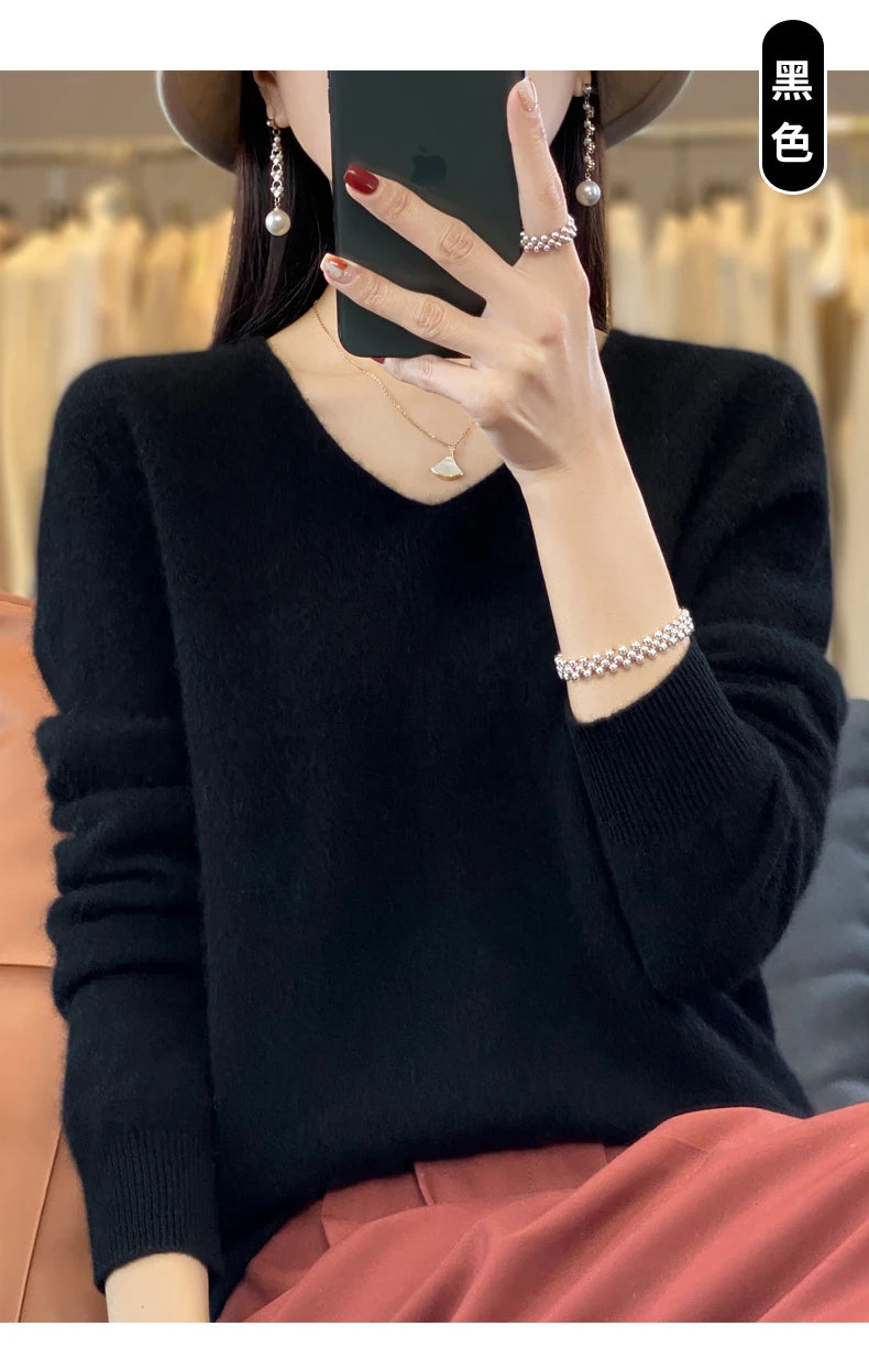 100% pure wool cashmere sweater