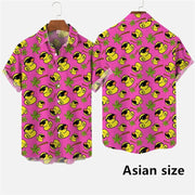 Hawaiian 3D Print Cartoon Cute Duck Shirt