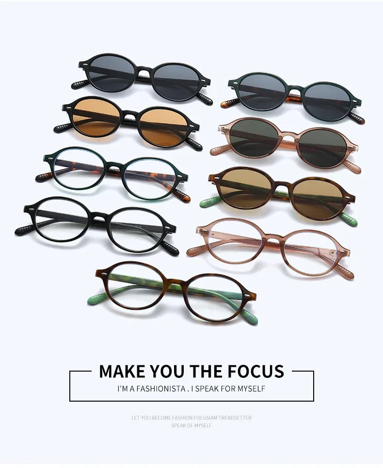 Retro Small Oval Sunglasses