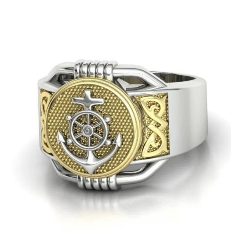 Round Anchor Design Ring