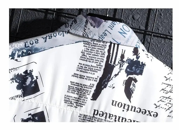 HAIBINZOULU printed shirts