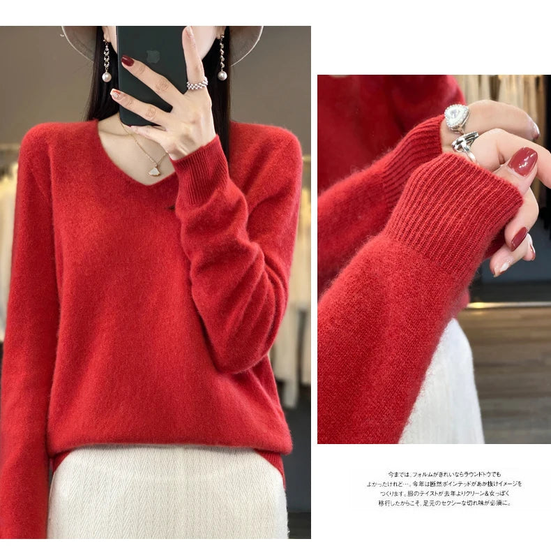100% pure wool cashmere sweater
