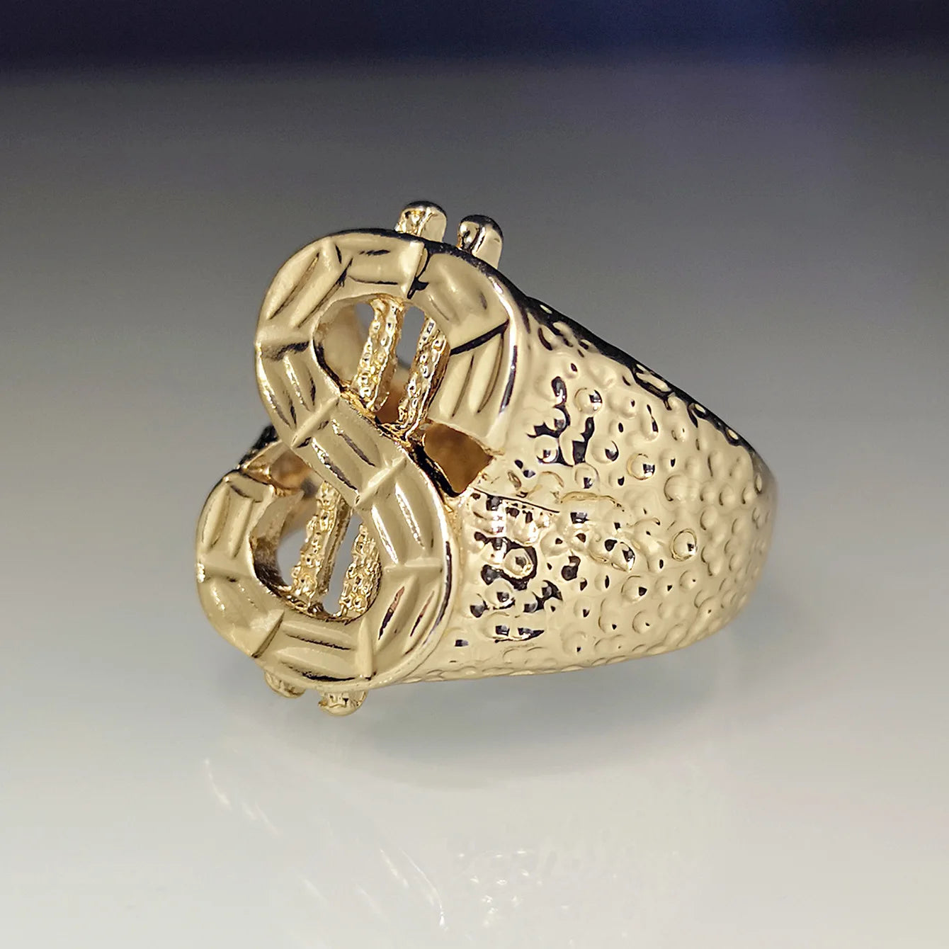 18k gold plated Us dollar Ring