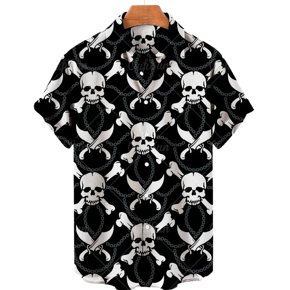 Skull 3D Printed Shirt Various Designs