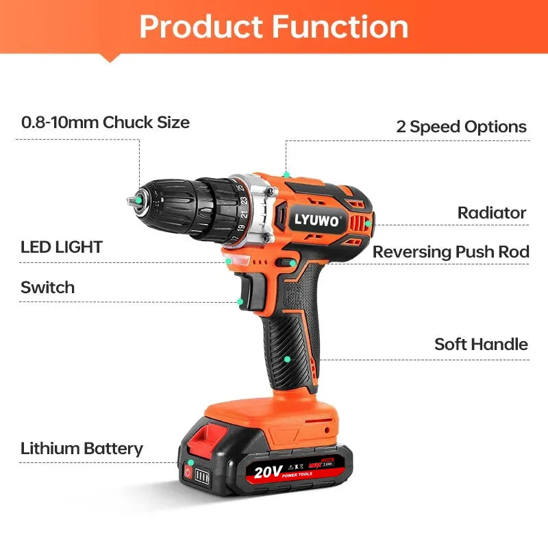 LYUWO Electric Drill