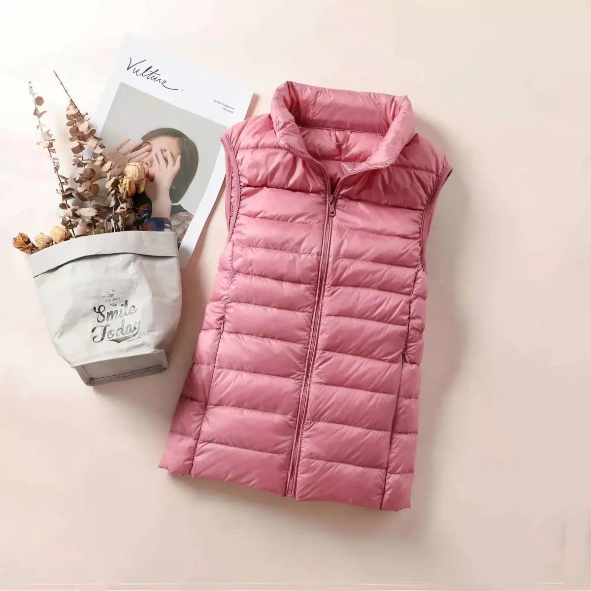 Ultra Light Down Vests Slim Sleeveless Jacket