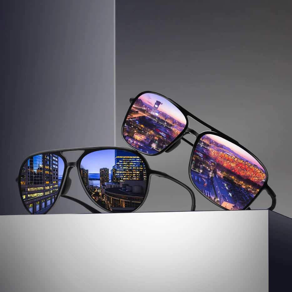 JULI ultralight TR90 Polarized  Pilot Sunglasses