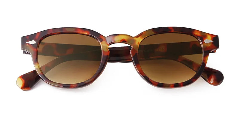 Vintage Fashion Shell Round Sunglasses