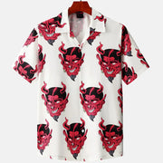 Hawaiian Devil Print Shirt