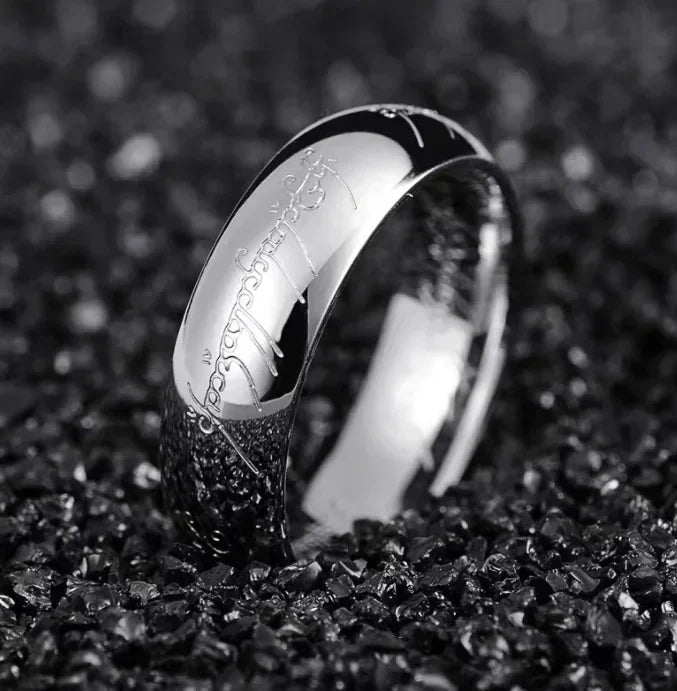 'RINGS OF POWER' 3D Carved Engraving Rings