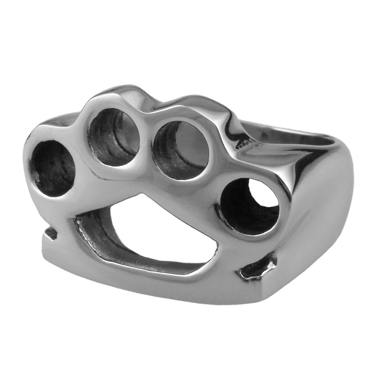 Stainless Steel Hollow Out Crown Pattern Ring