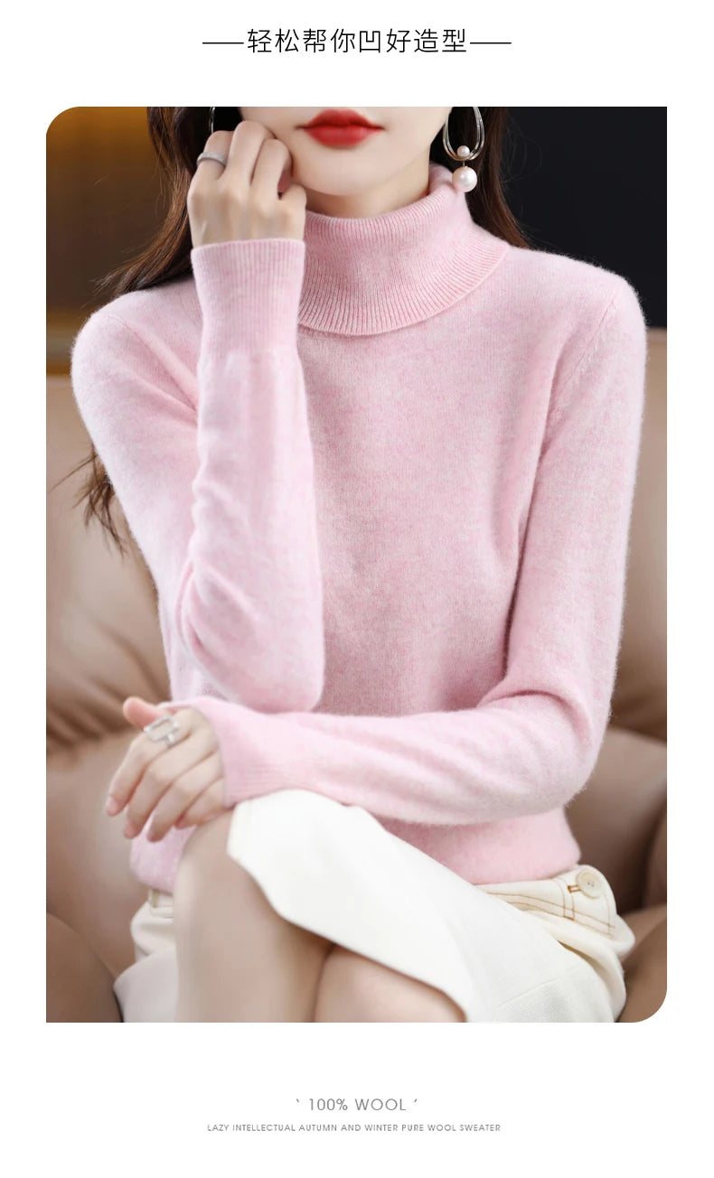 Merino Wool Cashmere Sweater / Jumper
