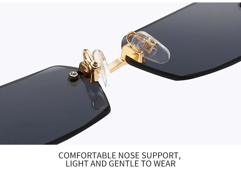 Rimless Sunglasses