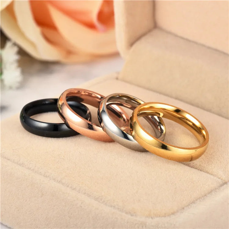 Titanium  Wedding Rings Stainless Steel