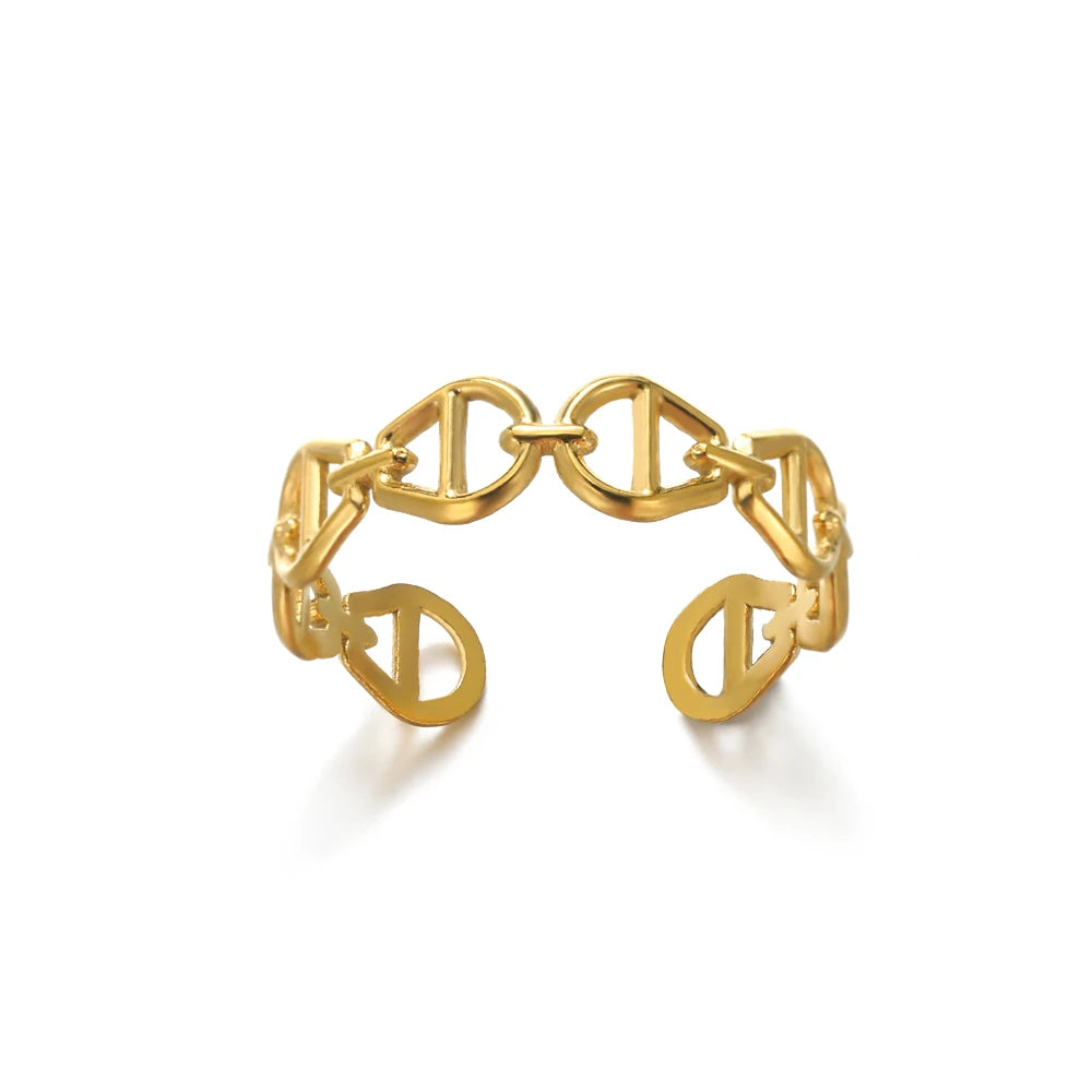Gold Color Luxury Classic rings