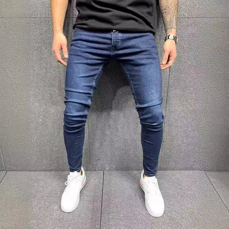 Classic Elasticity Pencil Jeans / pants