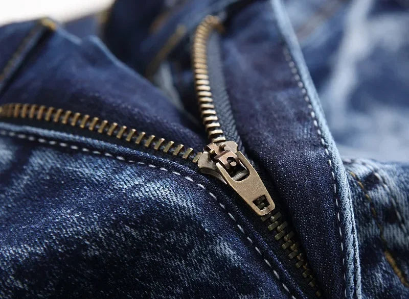 Fashion Print  Elasticity Slim Skinny Jeans