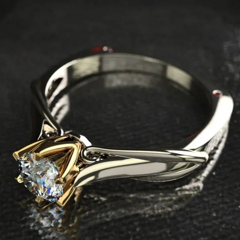 18K Gold Plated Engagement Ring