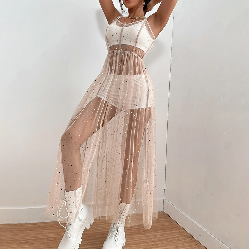 Cover Up Dress Mesh