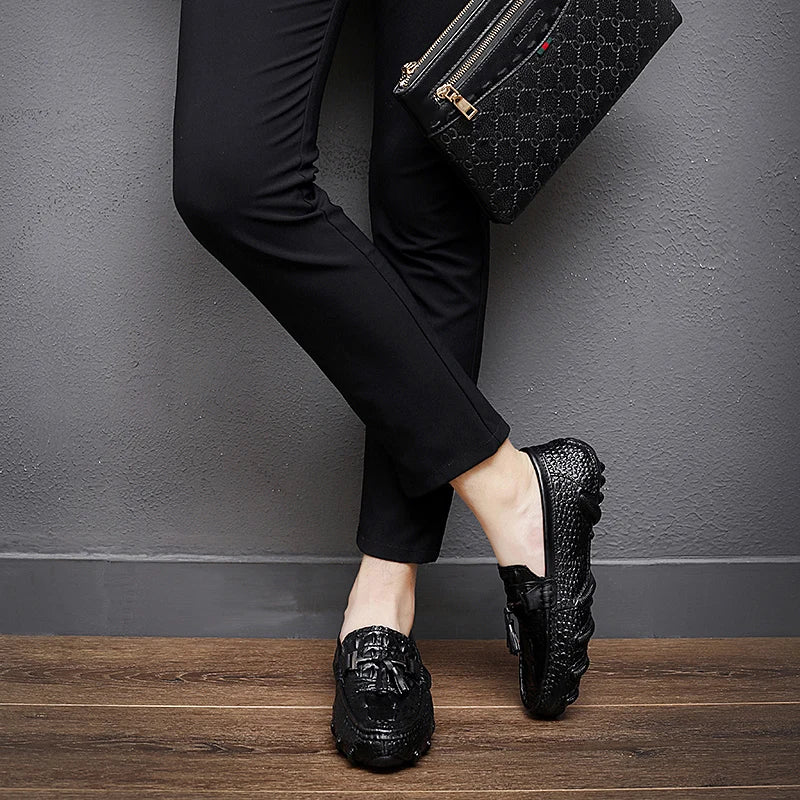 Leather Crocodile Shoes