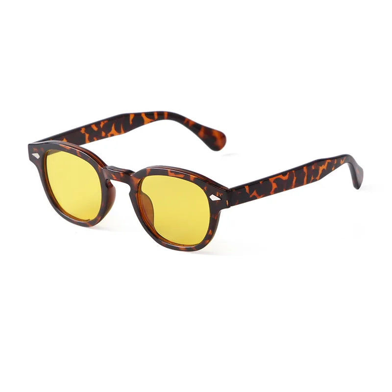 Vintage Fashion Shell Round Sunglasses