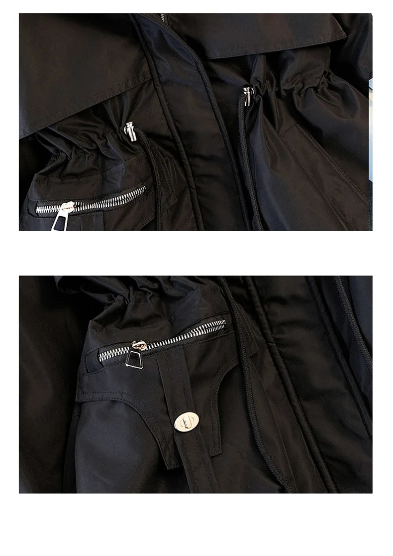 Fleece Lined Hood Down Jacket
