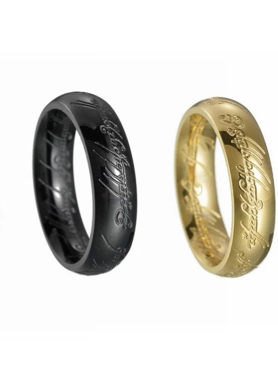 'RINGS OF POWER' 3D Carved Engraving Rings
