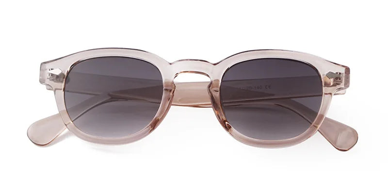 Vintage Fashion Shell Round Sunglasses