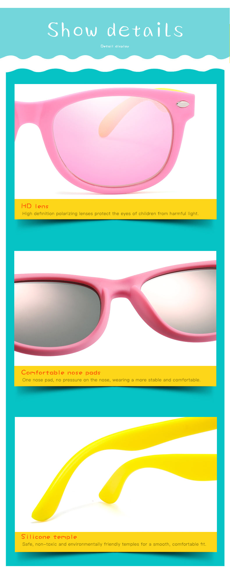 RUISIMO Fashion Kids Sunglasses