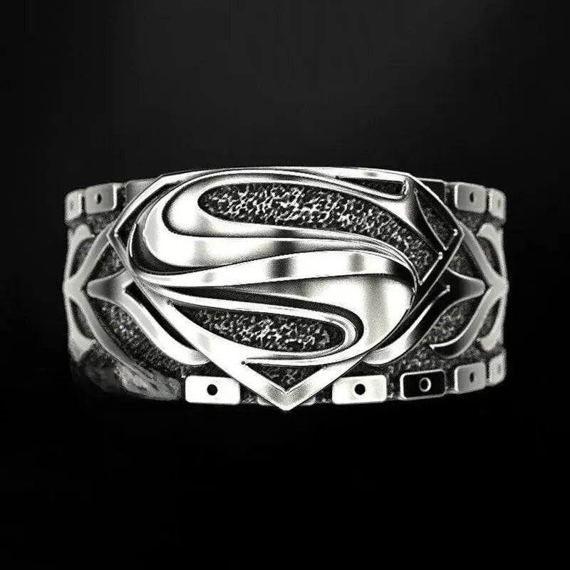 Vintage Superman S Logo Ring