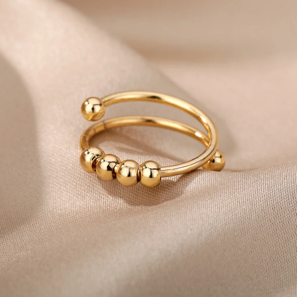 Gold Color Luxury Classic rings