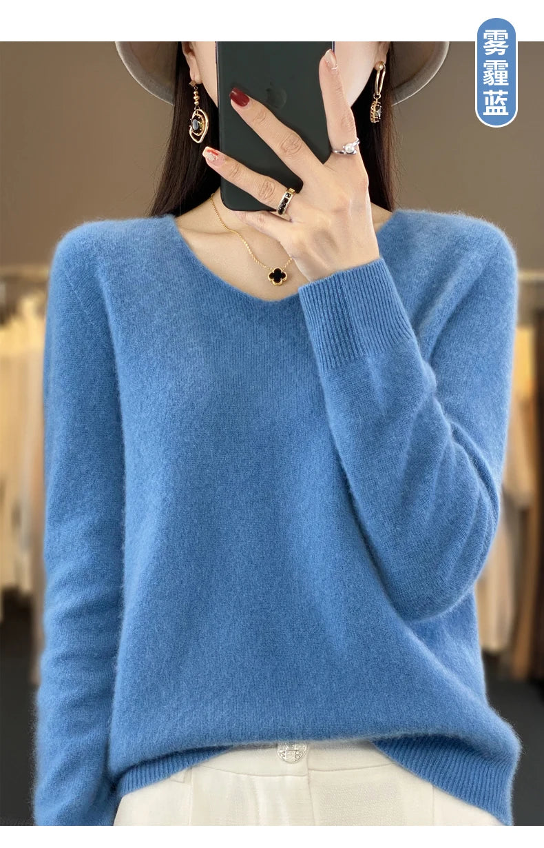 100% pure wool cashmere sweater