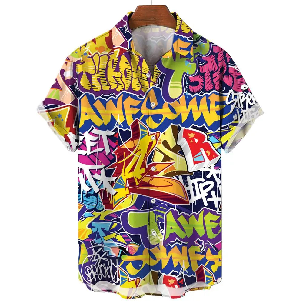 Hawaiian Shirt Short-Sleeved Shirt