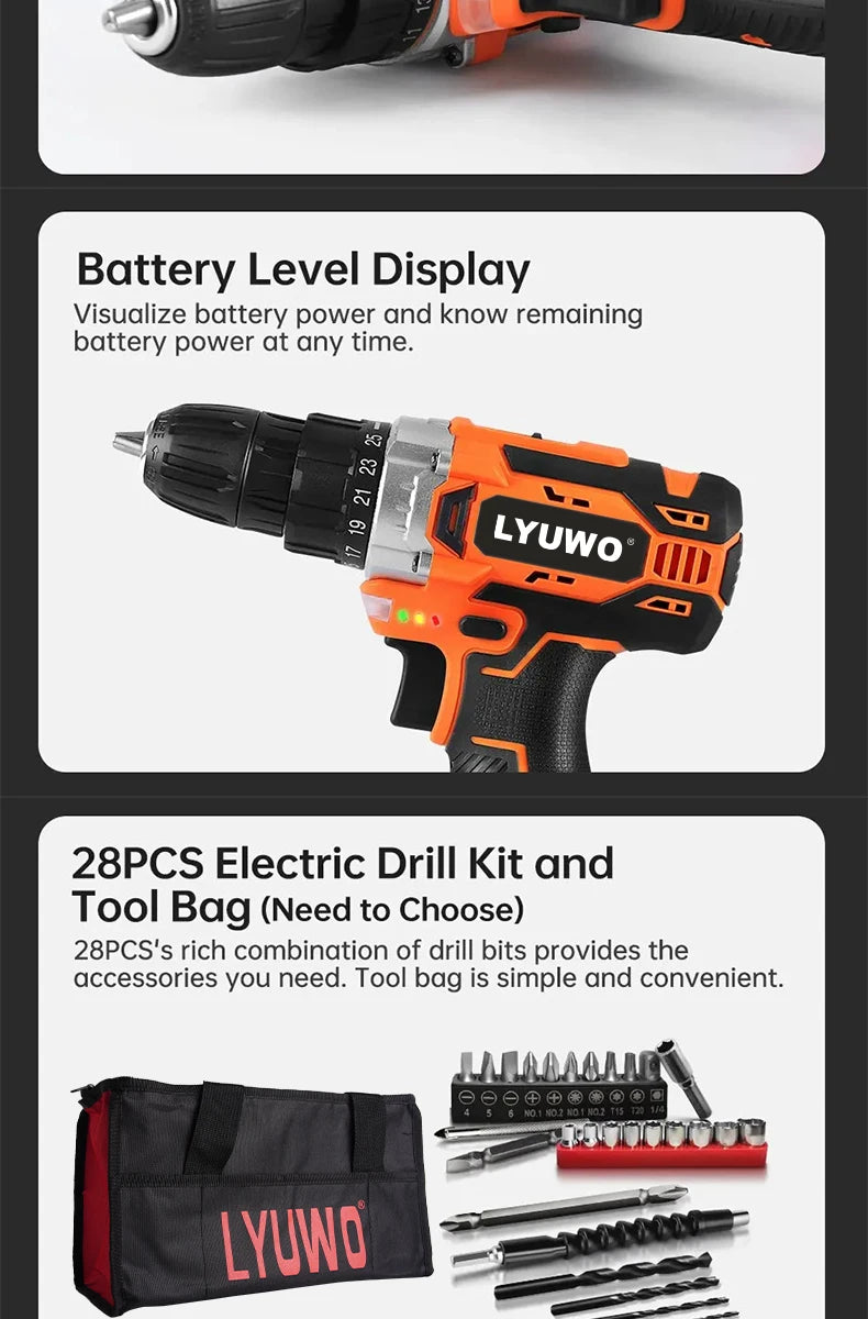 LYUWO Electric Drill