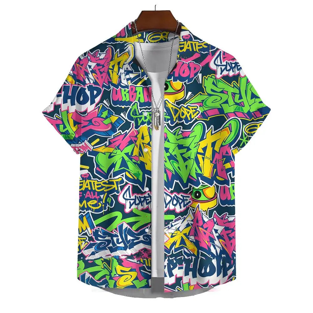 Hawaiian Shirt Short-Sleeved Shirt