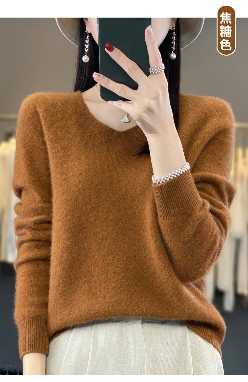 100% pure wool cashmere sweater