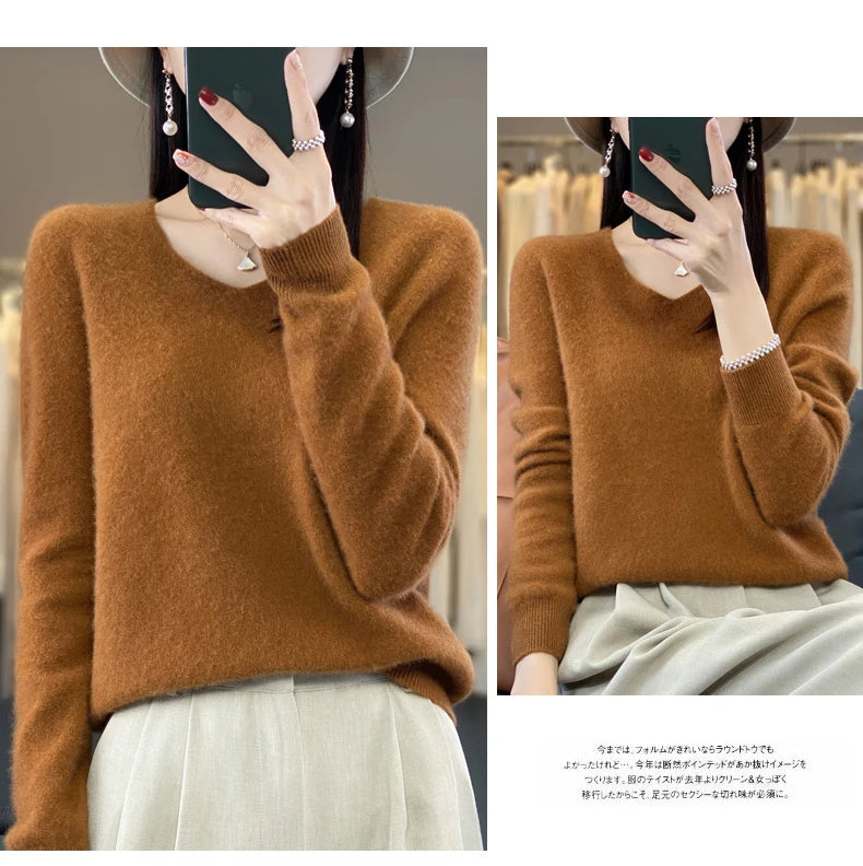 100% pure wool cashmere sweater