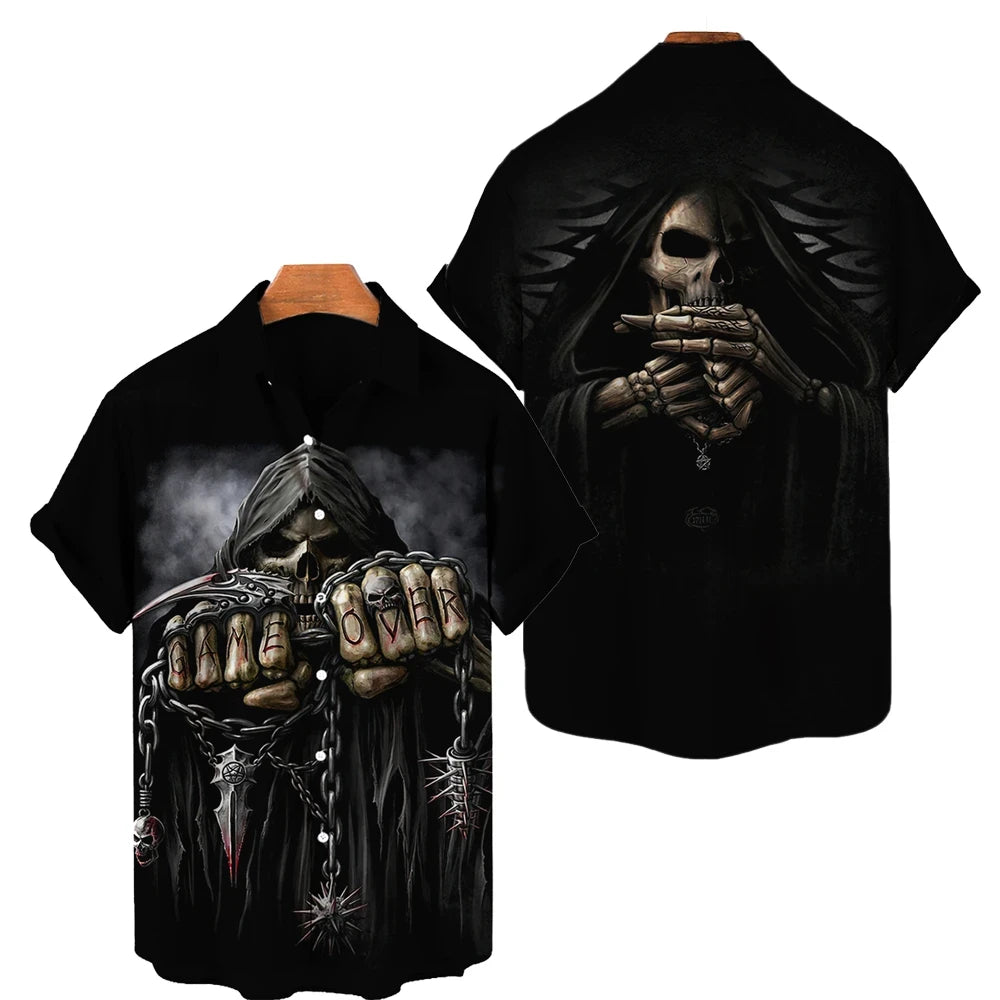 Skull 3D Printed Shirt Various Designs