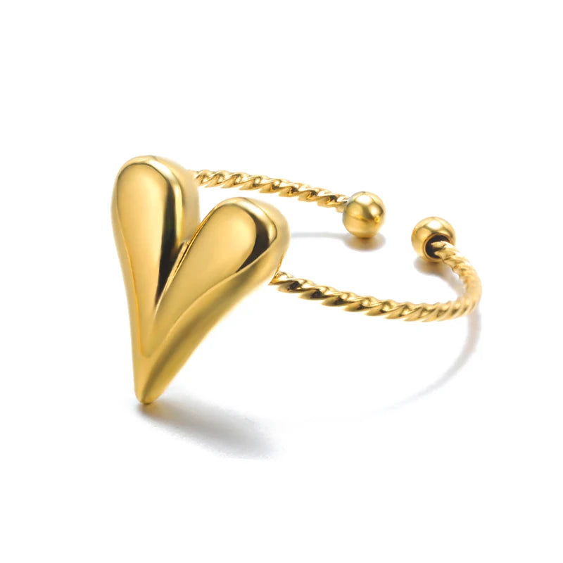 Gold Color Luxury Classic rings