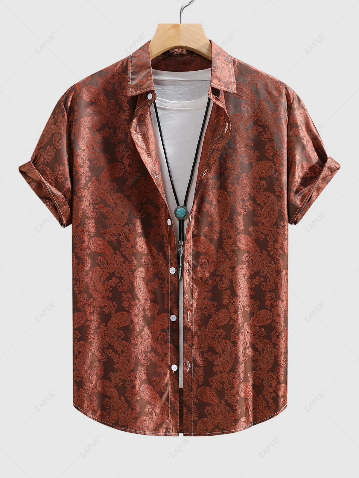 Hawaiian men's summer designer shirt