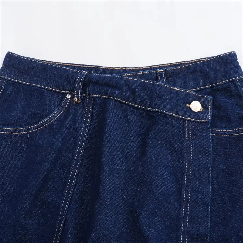 TRAF Blue Denim outfit
