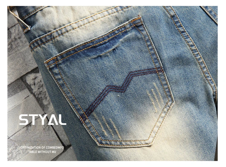 Distressed Ripped Jeans