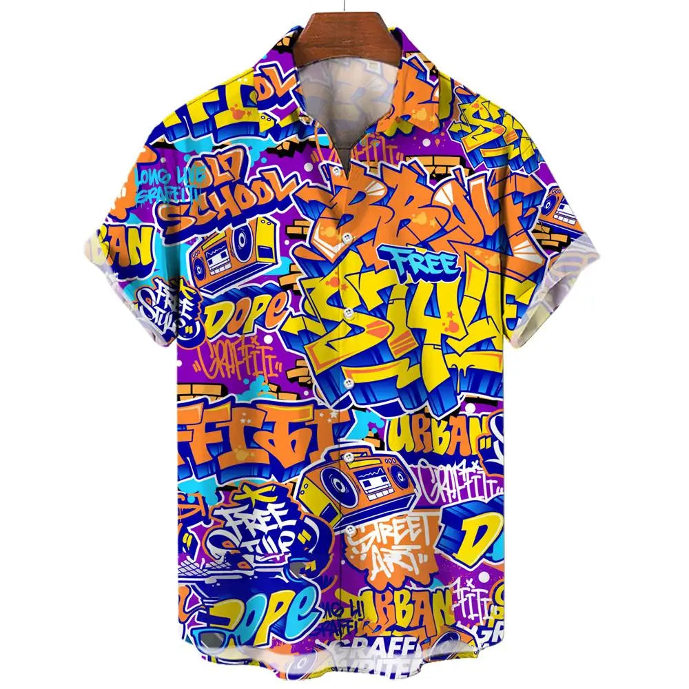Hawaiian Shirt Short-Sleeved Shirt
