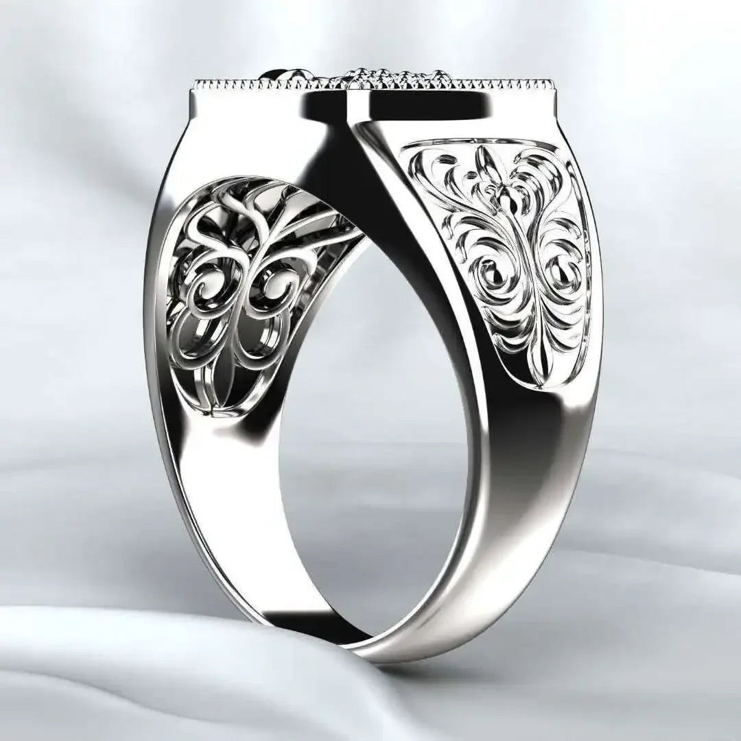 Huitan Viking Nordic Mythology Giant Wolf Ring